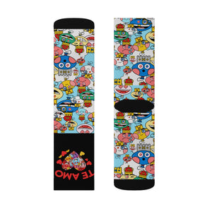 TE AMO HAYZE Sublimation Socks - The HAYZE Brand