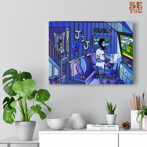 HAPPY PLACES "INDIGO GAMING" Canvas Gallery Wraps
