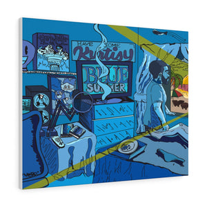HAPPY PLACES "BLUE SUMMER" Canvas Gallery Wraps