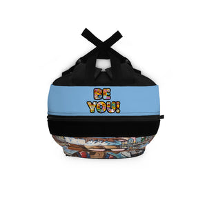 POOCH FIT MIAMI Blue Backpack (Made in USA)