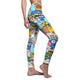 SKY COMMANDER CHIP Blue Cut & Sew Casual Leggings - The HAYZE Brand