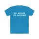 I'D RATHER BE SLEEPING Men's Cotton Crew Tee - The HAYZE Brand