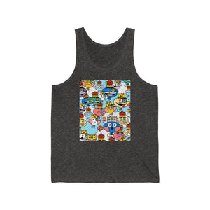 SKY COMMANDER CHIP Blue Jersey Tank