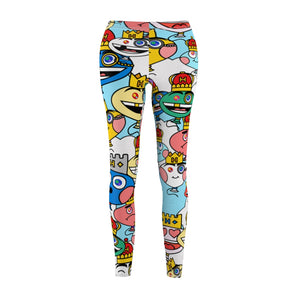 SKY COMMANDER CHIP Blue Cut & Sew Casual Leggings - The HAYZE Brand