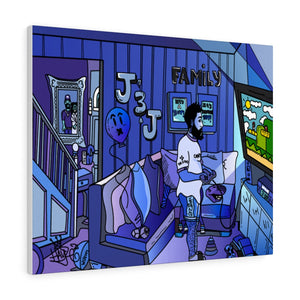 HAPPY PLACES "INDIGO GAMING" Canvas Gallery Wraps