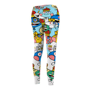 SKY COMMANDER CHIP Blue Cut & Sew Casual Leggings - The HAYZE Brand