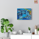 HAPPY PLACES "BLUE SUMMER" Canvas Gallery Wraps