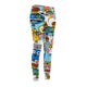 SKY COMMANDER CHIP Blue Cut & Sew Casual Leggings - The HAYZE Brand