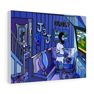 HAPPY PLACES "INDIGO GAMING" Canvas Gallery Wraps