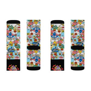 TE AMO HAYZE Sublimation Socks - The HAYZE Brand