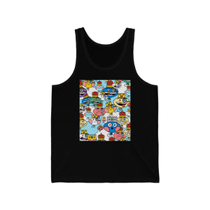 SKY COMMANDER CHIP Blue Jersey Tank