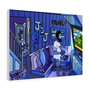 HAPPY PLACES "INDIGO GAMING" Canvas Gallery Wraps