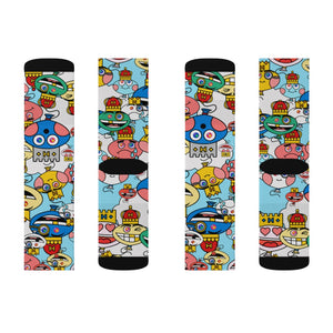 Hayze Chip Balloons Sublimation Socks - The HAYZE Brand