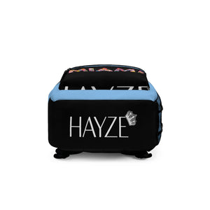 POOCH FIT MIAMI Blue Backpack (Made in USA)
